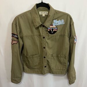 Idyllwind Miranda Lambert Military Green Patch Utility Jacket XS Music Boss Lady
